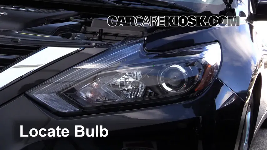 2016 Nissan Altima SL 3.5L V6 Lights Headlight (replace bulb)